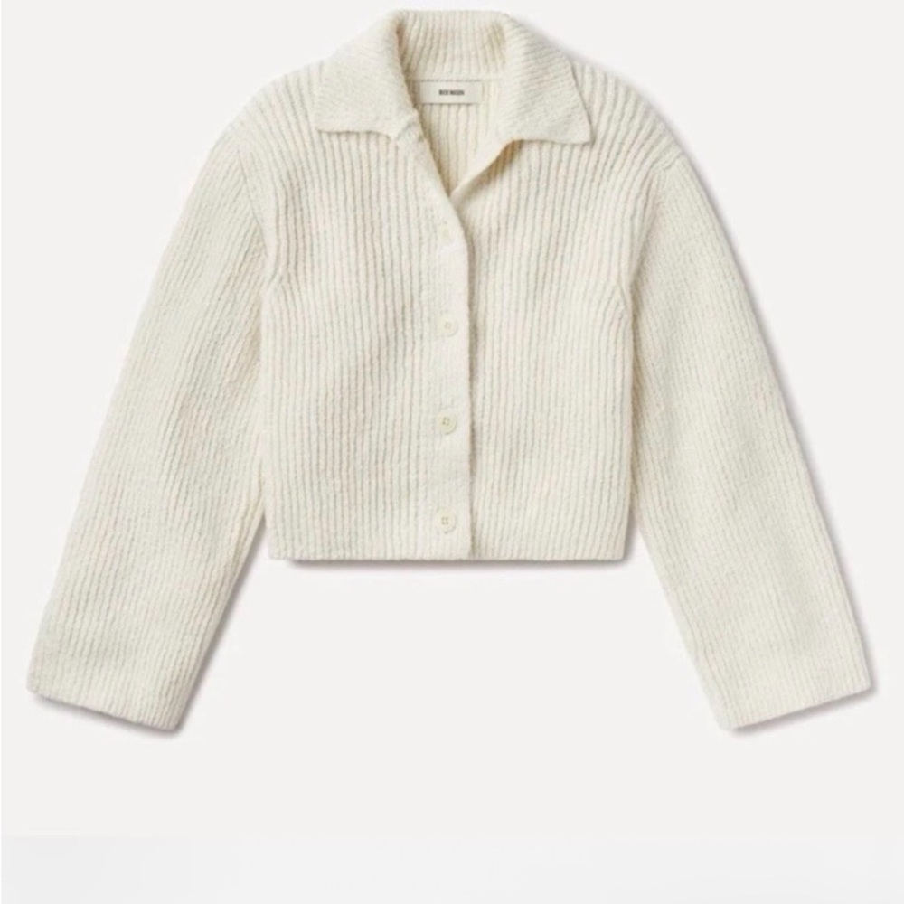 NWT Buck Mason collared cardigan
